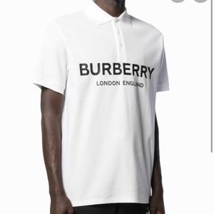 Burberry logo print shirt